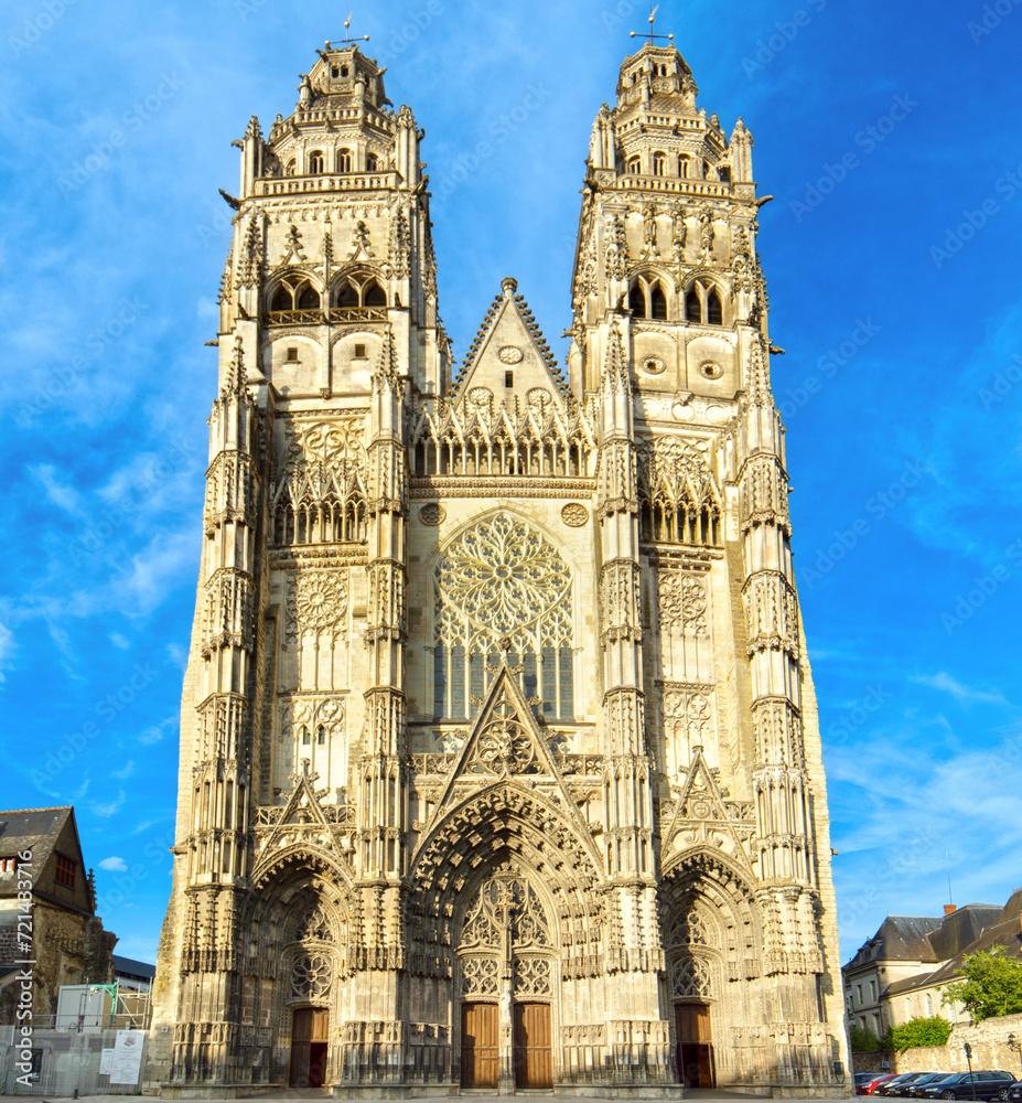 Tours Cathedral, Indre-et-Loire, France - gothic style