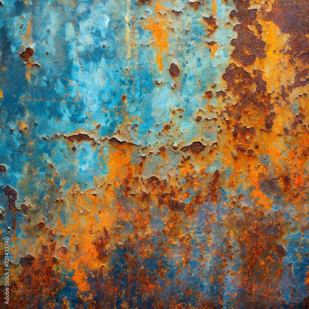 Radiant Patina: Firefly Light Enhancing Rusty Steel in Soft Colors