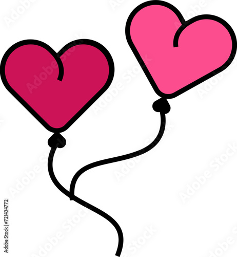 Playful Valentine Theme Illustration