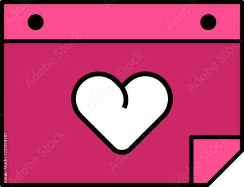 Playful Valentine Theme Illustration