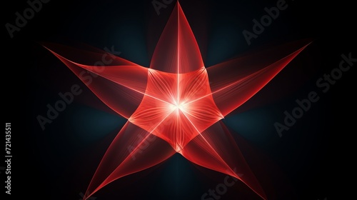 A star mesh that is abstract