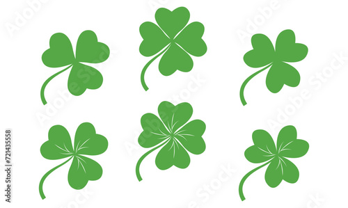 clover leaf vector with transparent background eps 10