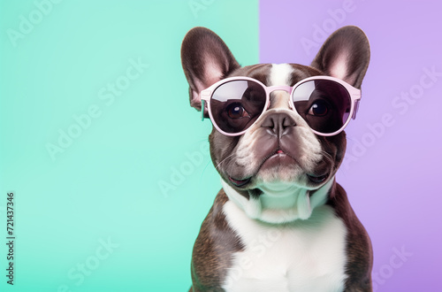 Small Dog Wearing Sunglasses © Victoria