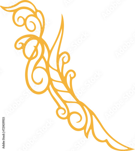 Minimal Tribal Corner Illustration