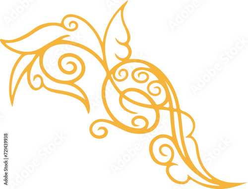Minimal Tribal Corner Illustration