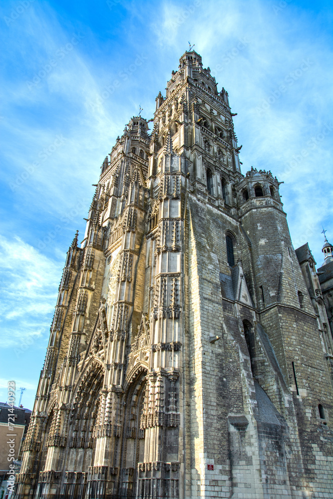 Tours Cathedral, Indre-et-Loire, France - gothic style