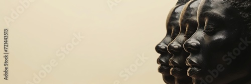 Juneteenth concept with African American portrait
