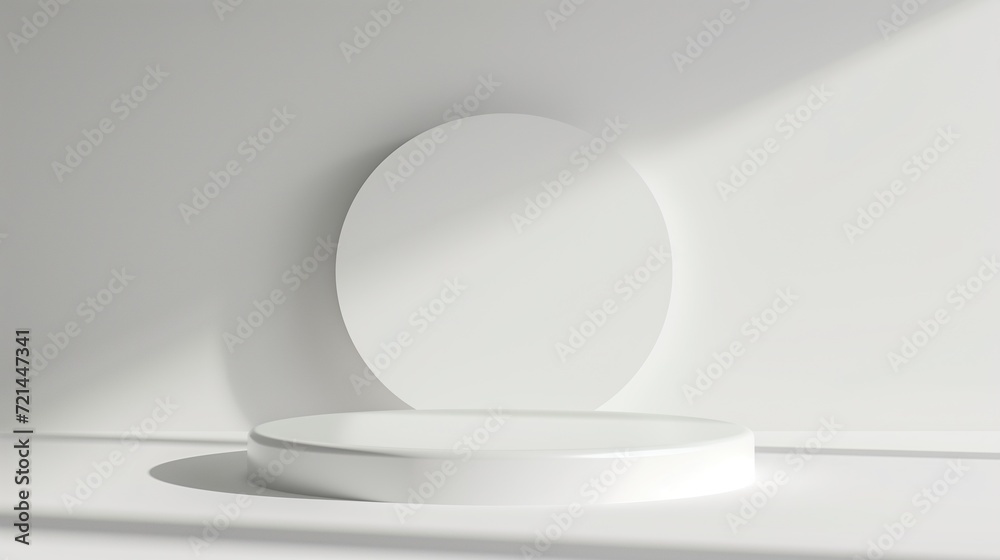 White blank podium mock up White blank podium mock up