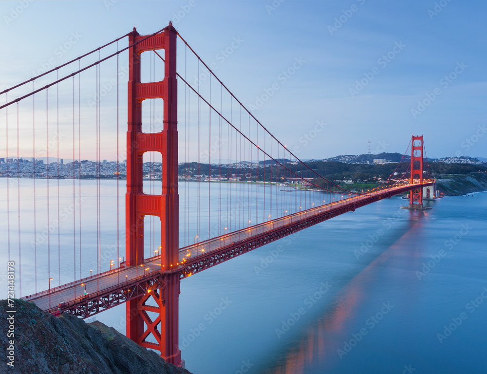 Obraz premium Golden Gate Bridge, San Francisco, Kalifornien, USA