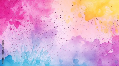 A background made with watercolor paint for the holi festival