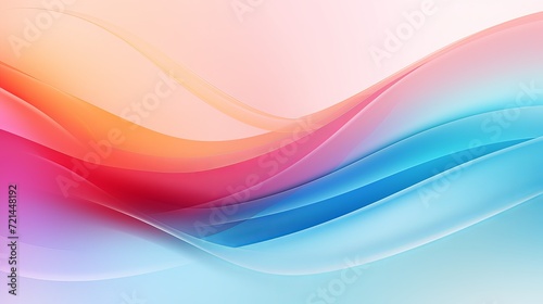 A background that has a rainbow gradient and a gradient curve.