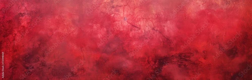 Painting of Red and Black Abstract Background