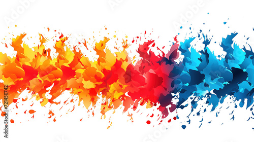 mixed colors in the style of fire and water in a modern splash wallpaper