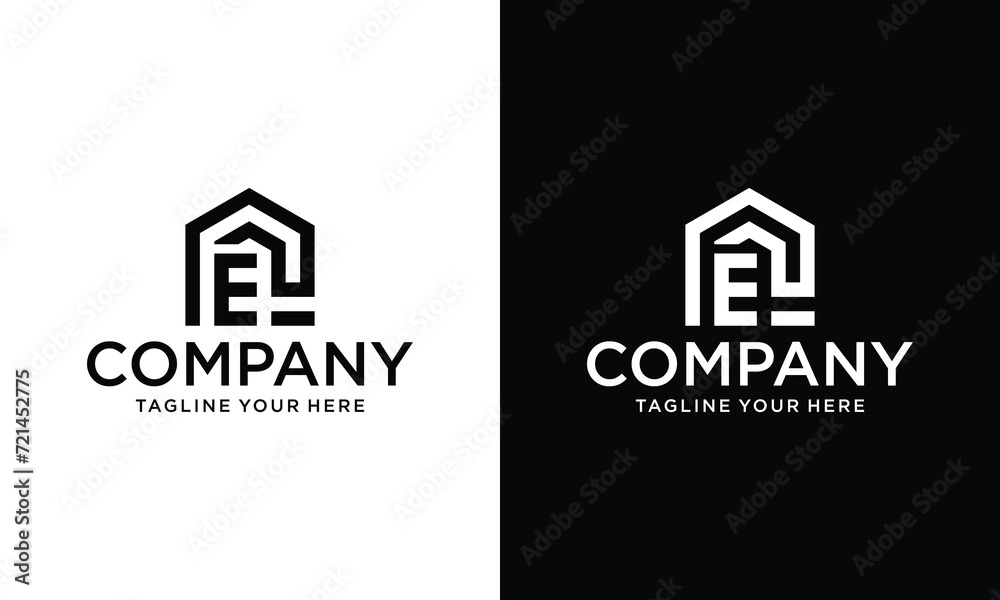 E Letter initial Real Estate, architecture, construction Logo. Elegant template vector modern creative unique icon. E Letter initial Real Estate, architecture, construction Logo. Elegant template vector modern creative unique icon.