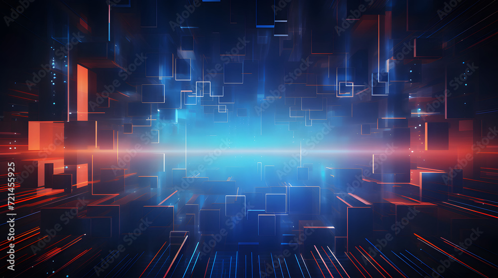 Abstract technology background Hi-tech communication concept futuristic digital innovation background vector illustration Abstract technology background Hi-tech communication concept futuristic digital innovation background vector illustration