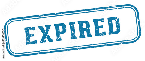expired stamp. expired rectangular stamp on white background