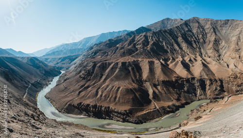 countryside view of nubra valley in india