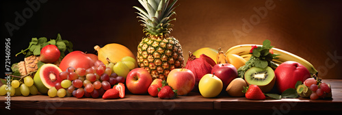 Exquisite Array of Fresh  Ripe Fruits  An Ode to Nature s Bounty