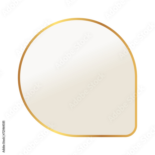 gold round frame background
