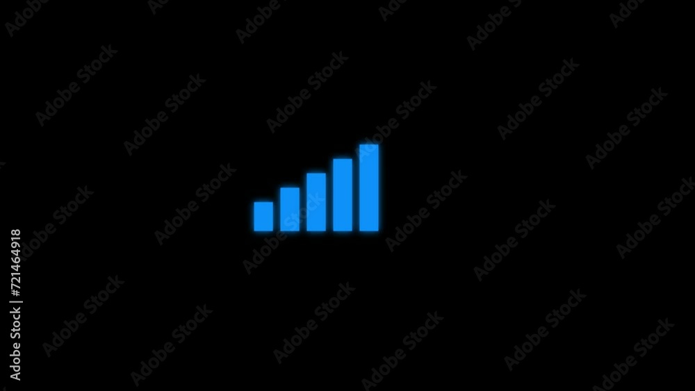 financial Graph chat bar animation financial Graph chat bar animation