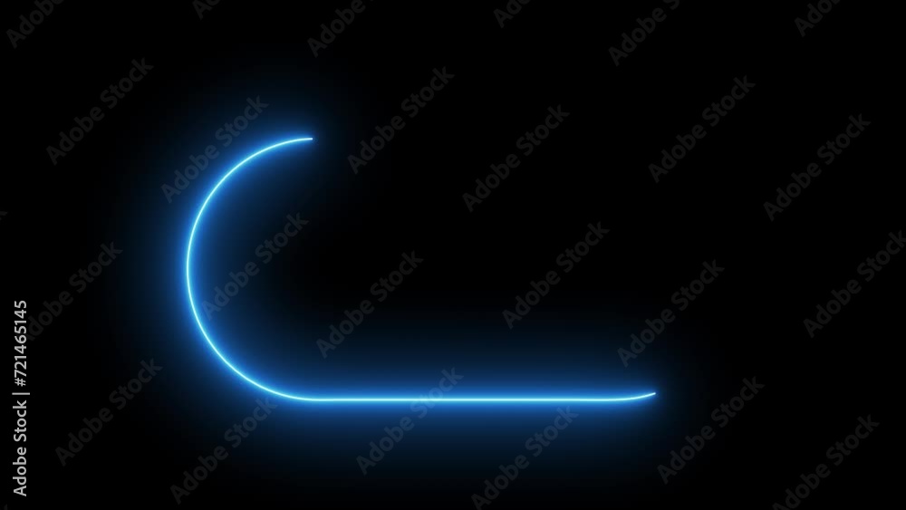 Abstract rectangle glowing animation 4K video element Abstract rectangle glowing animation 4K video element