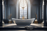 Luxury bathroom bathtub