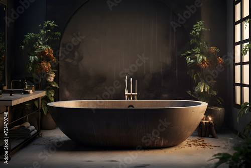 Luxury bathroom bathtub