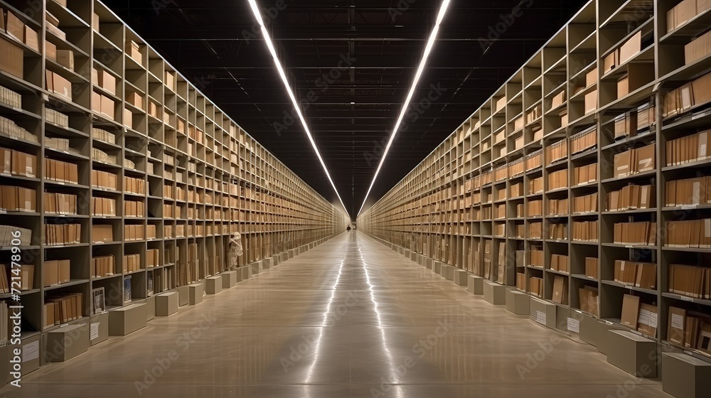 A vast collection of documents, meticulously stored and waiting for their stories to be revealed