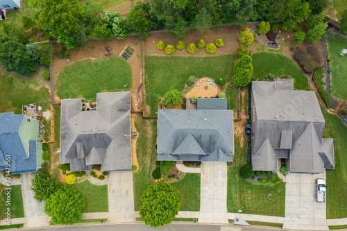 Birds Eye view of neighborhood 