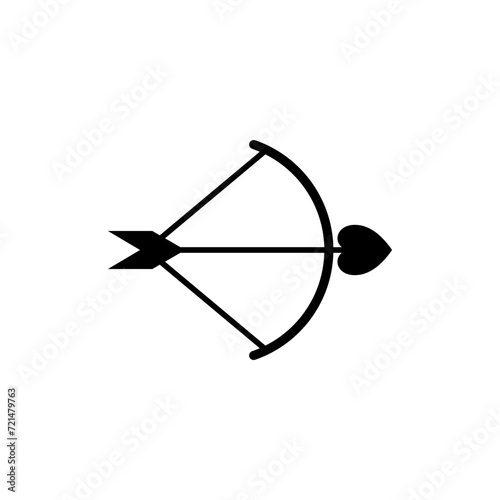 love arrow icon vector design in trendy style