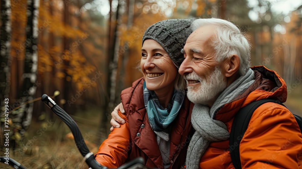 With every step, this elderly duo reminds us of the power of love and companionship in creating a fulfilling life. Portrait of an active elderly couple together outdoors. With every step, this elderly duo reminds us of the power of love and companionship in creating a fulfilling life. Portrait of an active elderly couple together outdoors.
