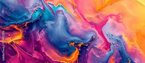 Vibrant Abstract Artwork on Colorful Background  A Captivating Display of Artwork  Abstract Shapes  and Mesmerizing Backgrounds