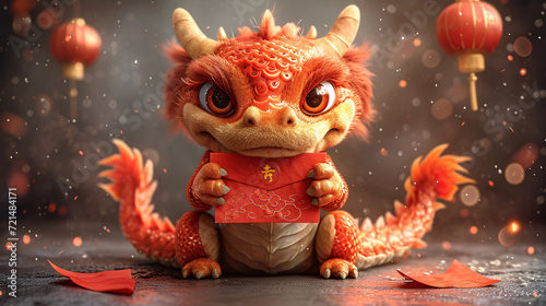 Chinese New Year  Chinese Trending Dragon  Chinese Festive AI Images