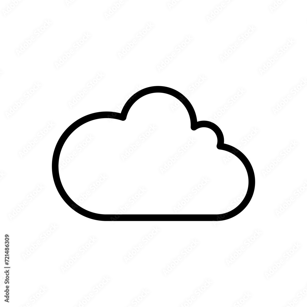 cloud icon vector design in trendy style cloud icon vector design in trendy style