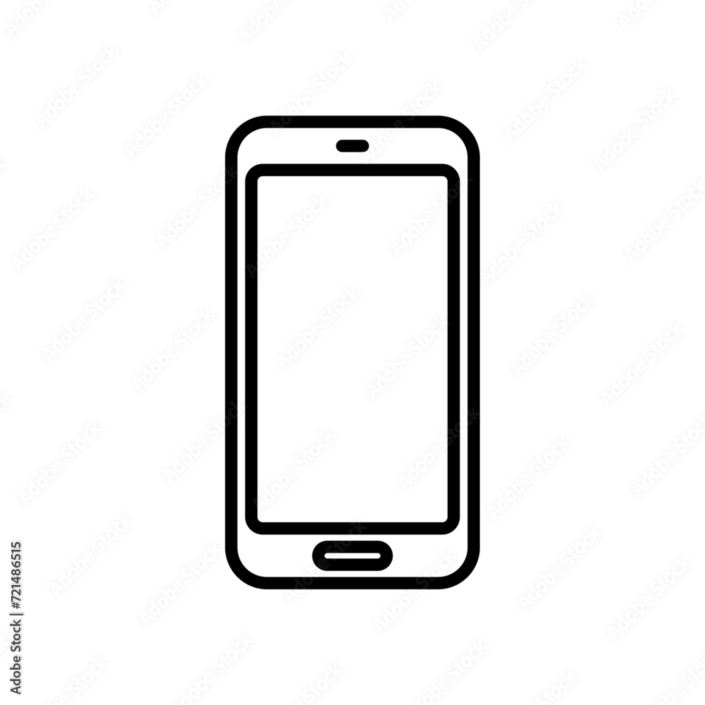 hand phone icon vector design in trendy style hand phone icon vector design in trendy style