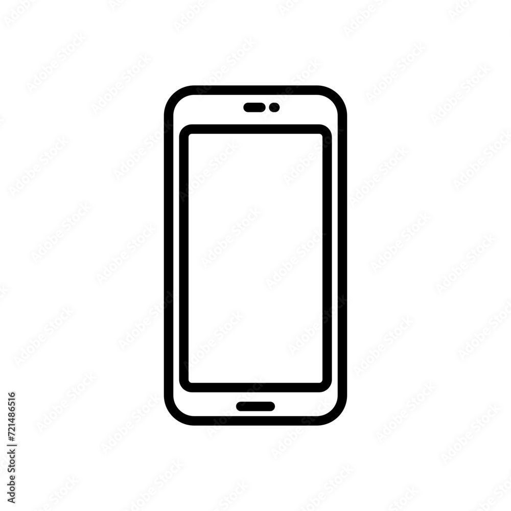 hand phone icon vector design in trendy style hand phone icon vector design in trendy style