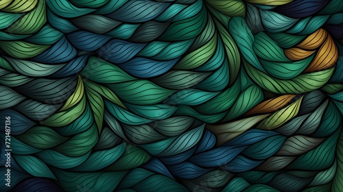 seamless background with coniferous branches pattern, coniferous, fir, 