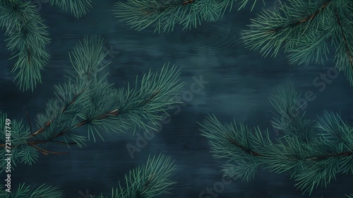 seamless background with coniferous branches pattern  coniferous  fir  