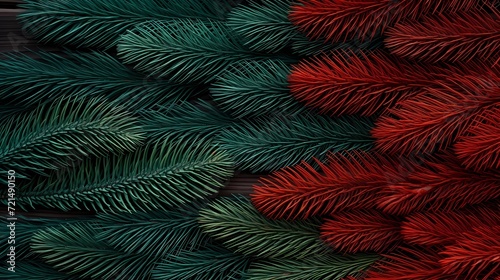 seamless background with coniferous branches pattern  coniferous  fir  