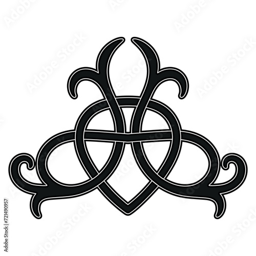 Vector Celtic Ornament on a White Background