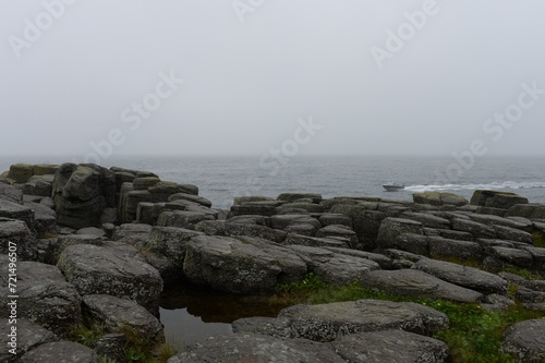 The rocks of the Bruce Peninsula in Peter the Great Bay. Primorsky Krai photo