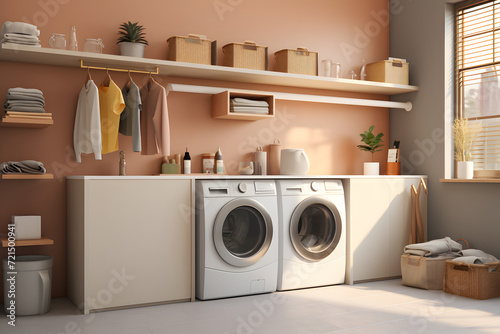 laundry room with a built in shoe storage bench and hook