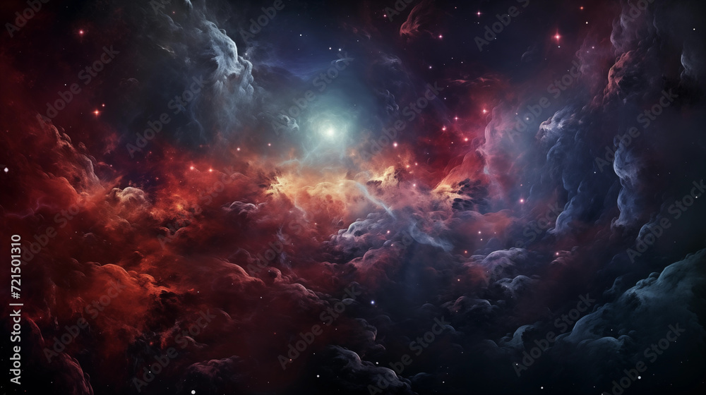 Nebulaic formations creating a cosmic dreamscape of wonder and awe