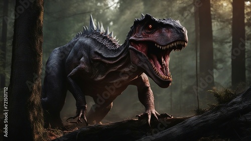 tyrannosaurus rex dinosaur  The vicious dinosaur was a horror. It had been possessed by an evil spirit,   © Jared