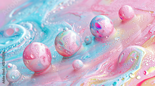 Abstract Spheres Background