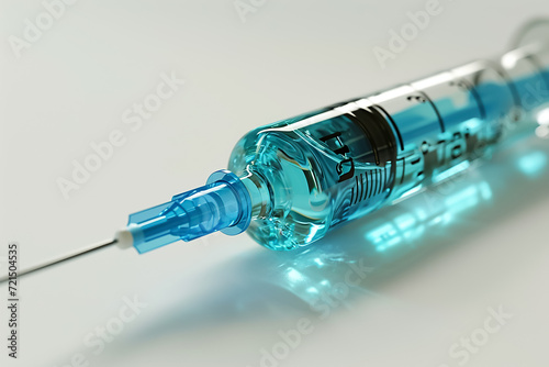 Medical injection syringe