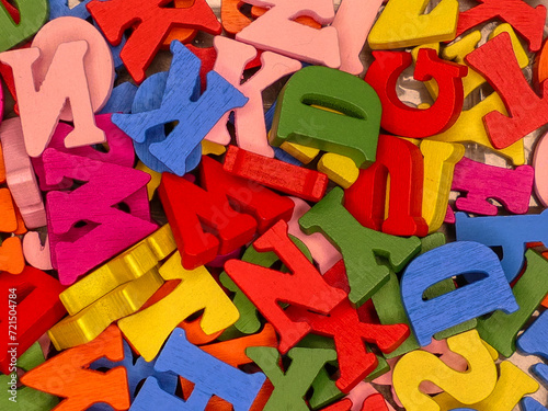 bunte Buchstaben
