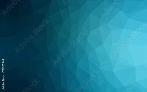 Dark BLUE vector blurry triangle template. Brand new colorful illustration in with gradient. Polygonal design for your web site.