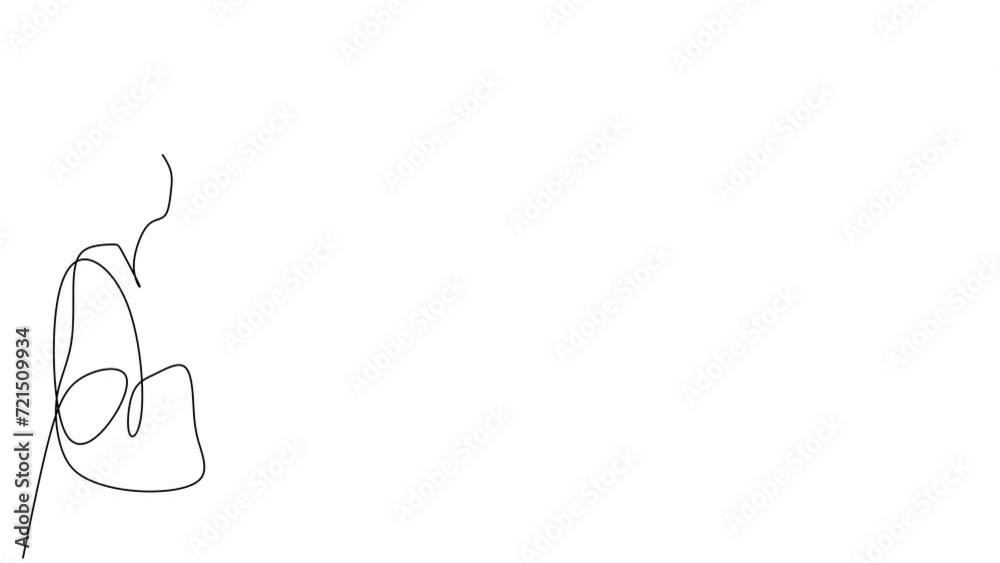 Continuous line beautiful woman line art illustration
Continuous line beautiful woman line art illustration
