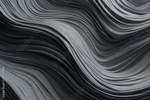 A black and white photo capturing the texture of a wavy surface. Suitable for various design projects and artistic purposes